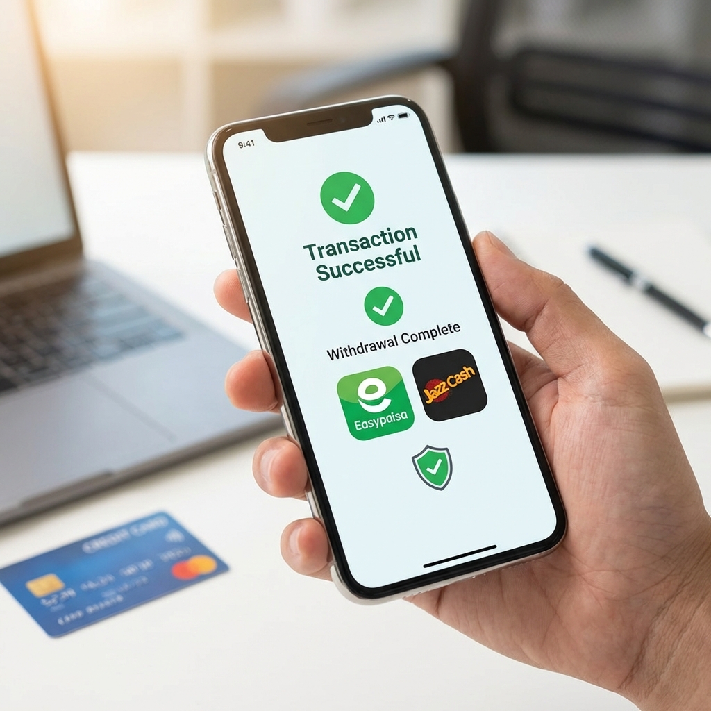 How to Withdraw Online Earnings via Easypaisa & JazzCash in Pakistan